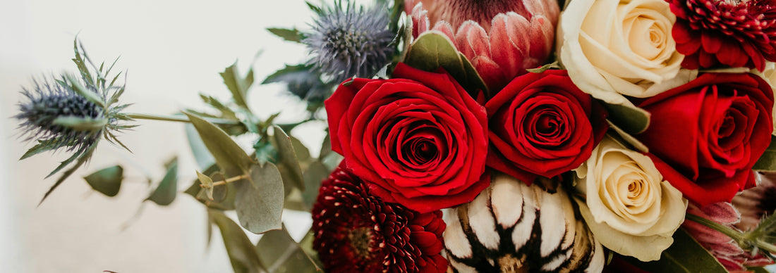 Get Well Soon Flowers with Red Roses to Show Strength and Care