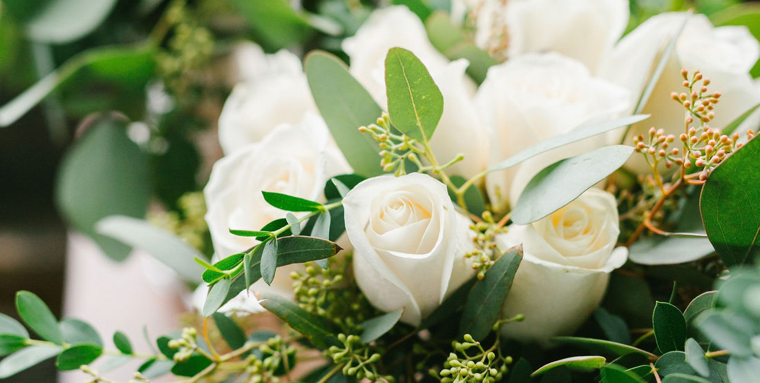 The Perfect Greens to Complement Your Rose Centerpieces