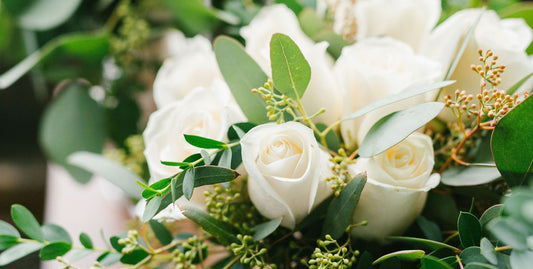 The Perfect Greens to Complement Your Rose Centerpieces