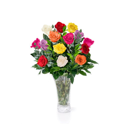 Bouquet of assorted roses