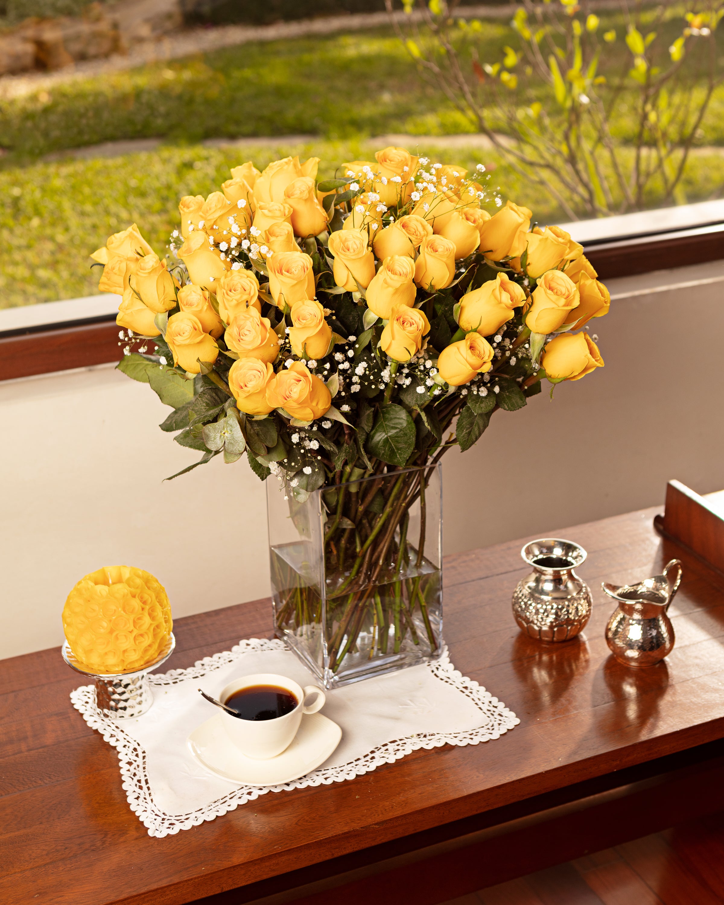 Bouquet of yellow roses – Aquarossa Farms