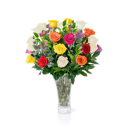 Bouquet of assorted roses